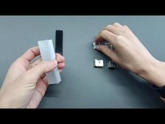 K15 Normales LED-Aluminiumprofil mit schwarzer PC-Abdeckung für LED-Streifen-Aluminiumprofil