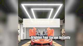 Modulares Garagenbeleuchtungssystem mit 340 W LED-Sechseckleuchten