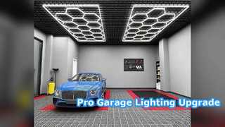Ultimatives 624-W-Hexagon-LED-Garagenbeleuchtungssystem