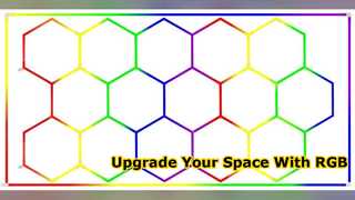 15 sechseckige RGB-LED-Deckenleuchten, intelligentes Beleuchtungs-Upgrade