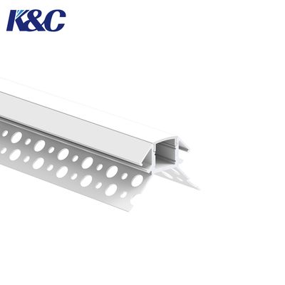 Guter Preis 6061-T6 Aluminum Alloy LED Plasterboard Profile with Integrated Diffuser and Sandblasting Oxidation for Uniform Lighting Online