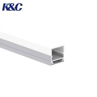 Guter Preis K29 Anodisiertes LED-Streifen-Aluminiumprofil mit PC/PMMA-Diffusor für W19.5 × H20.3mm Streifenbeleuchtungssysteme Online