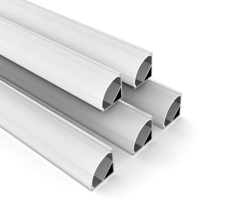 Guter Preis LED-Eckaluminiumprofil führte Aluminiumprofil für geführte Streifenbeleuchtung 45D 90D Online