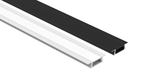 Guter Preis Vertieftes Aluminium-LED-Profil 6063 T5 mit Abdeckung führte Aluminiumkanal Online