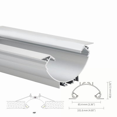Guter Preis Spray Caoting H48.8mm vertiefte Aluminium-LED-Profil IP20 für Deckenleuchte Online