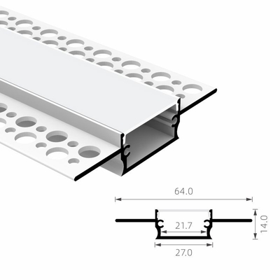 Guter Preis Aluminium-Gips-Profil vertiefter Verdrängungs-Kanal IP20 LED Online
