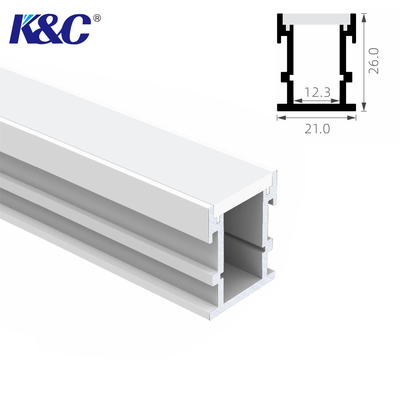 Guter Preis 6063 Aluminiumdes profil-T5 Länge Verdrängungs-des Kanal-2.5m für Boden-Beleuchtung Online
