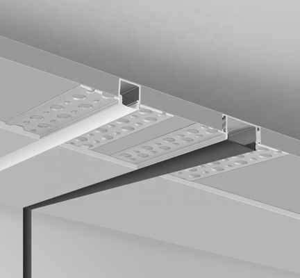 Guter Preis T5 6063 PC Pmma vertiefte geführtes AluminiumpWB des Profil-5mm für Trockenmauer Online