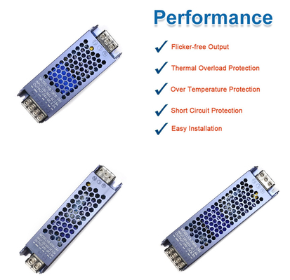 Guter Preis DC 12V 24V AC220V - Fahrer Switching IP20 Stromversorgung 60W 100W 200W LED 240V LED Online