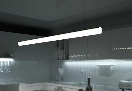 Guter Preis Verschobener runder Aluminium-Durchmesser LED-Profil-30mm 60mm 120mm mit PC zerstreuter Abdeckung führte Streifen-Licht Online