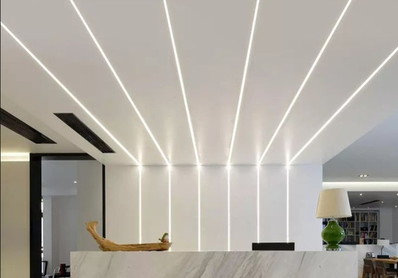 LED-Fasergipsplatten-Profil für den Decken-Lichtstrahl schwarze Streifen beleuchtend lenken vertieften Trockenmauer-Gips-Gips