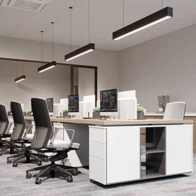 Geführtes Aluminiumprofil W35*H35mm mit PC-Diffusor für LED-Streifen-Aluminiumprofil