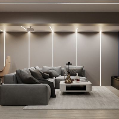 Anodisierte Wand vertiefte LED-Fasergipsplatten-Profil für Gipswandtrockenmauer