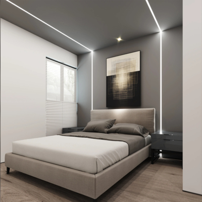 H11.2mm-PC PMMA vertiefte Aluminium-LED-Profil-Sandstrahlen-Opal