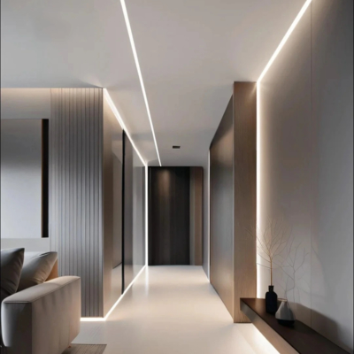 75*35mm vertieftes Aluminium-LED-Profil für Büro