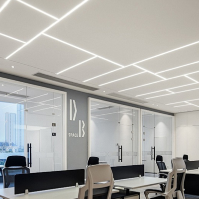 Geführtes Aluminiumstreifenprofil mit PC-Diffusor Abdeckung für vertieftes Aluminium-LED-Profil