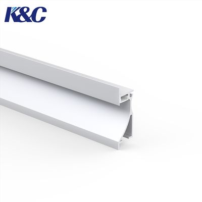 6063 T5 Aluminium-LED-Eckprofil W26,4 x H77,5 mm Länge 2M
