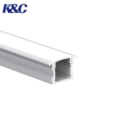Guter Preis 6063 T5 Aluminum LED Profile 17.0x15.0mm for Embedded Installation Online