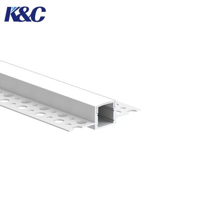 Guter Preis LED-Montageprofil aus Aluminiumlegierung 6063 mit 3M Standardlänge und Abmessungen von B57,0 × H14,5 mm für bündige Montage Online