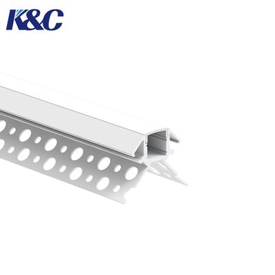 Guter Preis 6063 T5 Aluminum LED Extrusion Channel W42.0 × H32.0mm with Sandblasting Oxidation and ROHS Certified Online