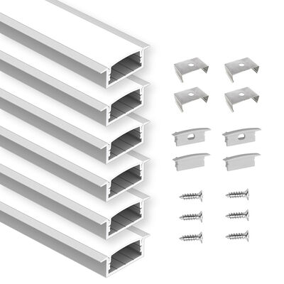 Guter Preis Einbau-Aluminium-LED-Profil mit 6063er Aluminiumlegierung und eloxierter Oberfläche für dekorative Beleuchtung Online