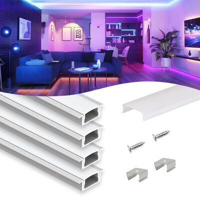 Guter Preis 6063 T5 Aluminiumlegierung Bend LED Streifen Aluminium Profil mit 2-Jahres-Garantie und individuell angepasste Länge Online