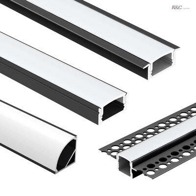 Guter Preis 6063 T5 Aluminiumlegierung LED Aluminiumprofil mit 5-Jahresgarantie für LED-Bänder bis zu 12 mm Breite Online