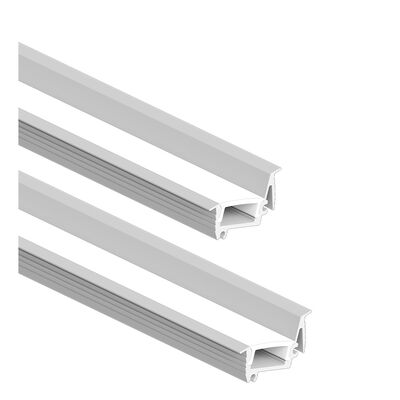 Guter Preis 6063-T5 Aluminiumlegierung LED-Streifenkanal mit anodierter Oberfläche für dekorative Beleuchtung Online