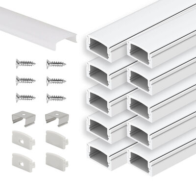 Guter Preis LED-Streifenprofil aus 6063 T5-Aluminiumlegierung mit anpassbarer Länge und 5 Jahren Garantie Online