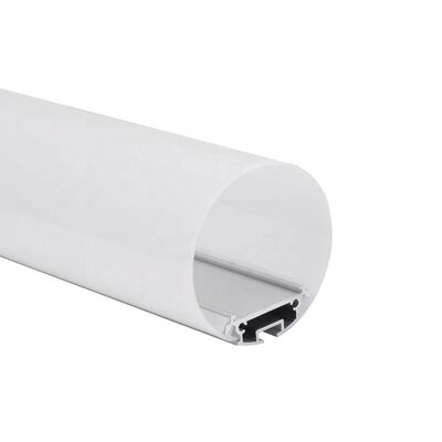 Guter Preis 60 mm rundes Aluminium 6063-T5 LED-Streifen Aluminiumprofil mit Diffusorkappe KN9 Online