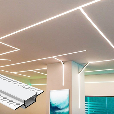 Guter Preis 6063 T5 Aluminiumlegierung LED-Streifen-Kanal mit Einbaufläche und 5-jähriger Garantie Online