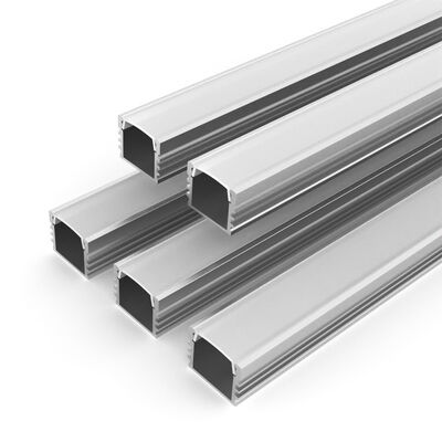 Guter Preis Oberflächenmontage LED-Band Aluminiumprofil mit anodierter Oberfläche und PC-Abdeckung für dekorative Beleuchtung H7.5mm * W12.0mm Online