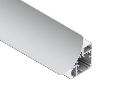 Guter Preis PC Diffusor Frosted Cover LED Streifen Aluminiumprofil mit Aluminiumlegierung der Serie 6000 und 5-Jahresgarantie Online