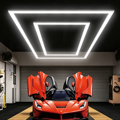 Guter Preis 340W LED Hexagonal Light Modular Honeycomb Panels Deckenbeleuchtungssystem für Garage Gym Workshop und Büro Online