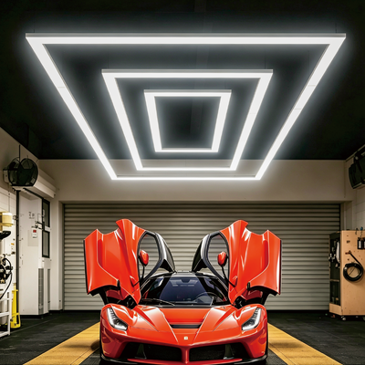 Guter Preis 422W LED Sechseckige Lichtmodulare Deckenleuchte mit Verbindbaren Wabenpaneelen, Entwickelt für Garage, Fitnessstudio, Werkstatt und Büro Online