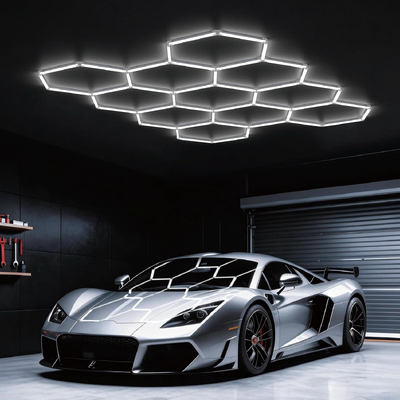 Guter Preis LED-Hex-Licht-Hexagon-Panel-Beleuchtungssystem, modular anschließbare Waben-Deckenleuchten für Zuhause, Garage, Studio, Büro Online