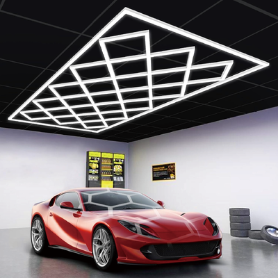 Guter Preis LED Hexagon Licht Modulares Deckenbeleuchtungssystem für Garage, Fitnessstudio, Werkstatt, Büro, Verbindbare Waben-LED-Lichtpaneele Online