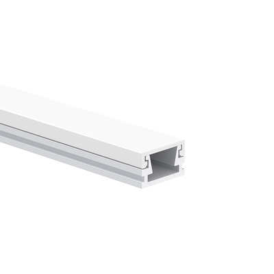 Guter Preis Bereiftes Streifen-Aluminiumprofil der Abdeckungs-klarer Linsen-LED mit PC Diffusor Online