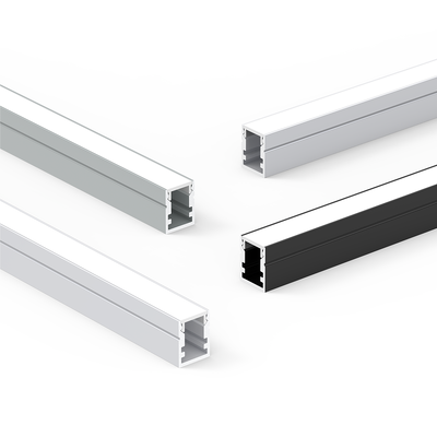 Guter Preis K3 6000 Serie Sandgestrahltes Aluminiumprofil Oberflächenmontierte Teile Zuschnittservice für LED-Streifenkanäle Dekorationen Online