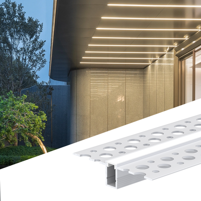 Geführte Aluminiumverdrängung für LED-Fasergipsplatten-Profiltrockenmauer-Gipswand