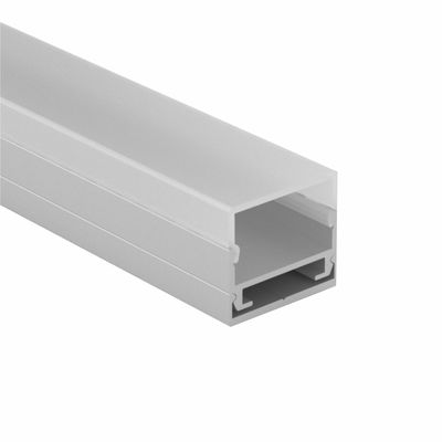 Quadratischer Form-Oberflächen-Berg anodisierte LED-Streifen-Aluminiumprofil mit PC duffuser Abdeckung