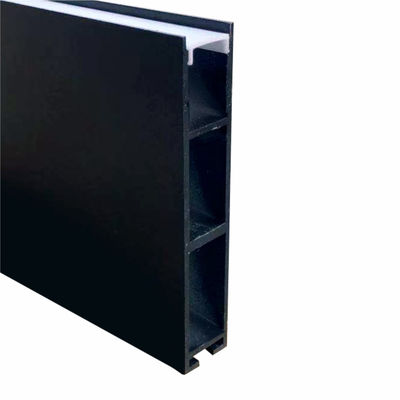 Schwarzes weißes sivelr Profil Width18mm für verschobenes Beleuchtung dünnes LED Aluminiumprofil