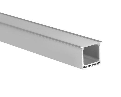 Guter Preis Width33.8mm High25.8mm führte Aluminiumprofile für vertiefte lineare Beleuchtung mit PC-Diffusor Online