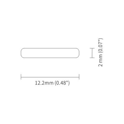 Silbernes fertiges Streifen-Aluminiumprofil 6063 T5 ROHS LED