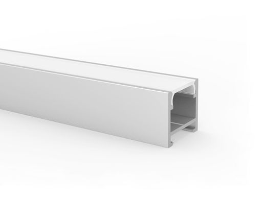 Bereifte WithPC-Diffusors PMMA Profil H15mm magnetische LED Abdeckung