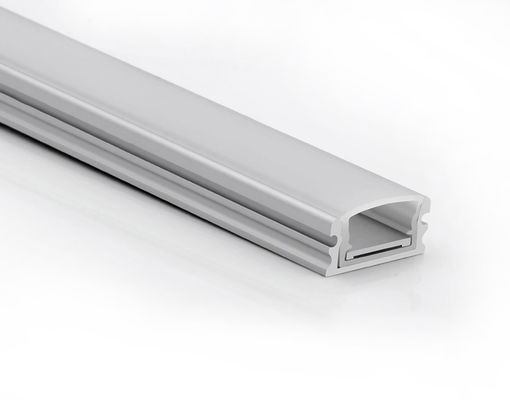 Sandstrahlen IP65 der wasserdichten LED Legierung des Profil-Kanal-T5 6063