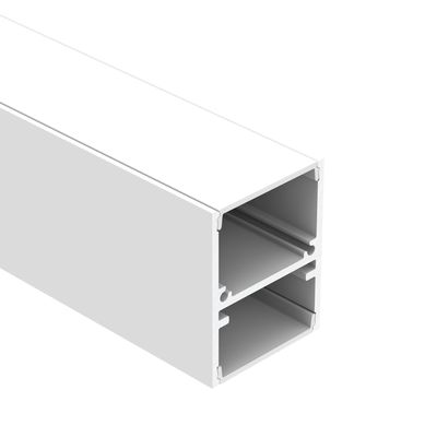 IP20 verschob geführtes Streifen-Aluminiumprofil 6063 T5 100lm/W für oben unten helles