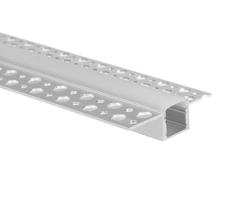 Geführte Streifenaluminiumprofil Fasergipsplatte brachte bündig geführtes Aluminiumprofil an