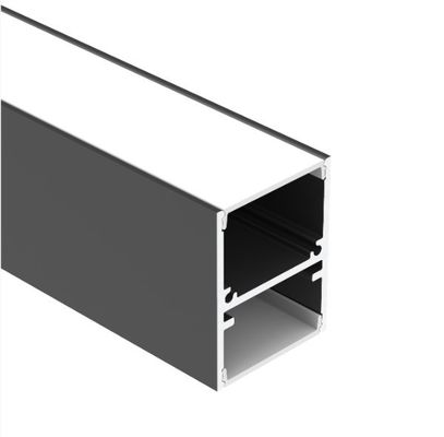 ROHS 6063 T5 oben führte unten Aluminiumprofil W27.3mm H35mm für lineares