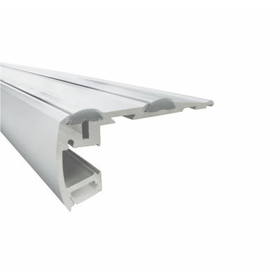 Guter Preis 8mm Breite PC PMMA LED Aluminiumverdrängung profiliert 6063 T5 mit PC Diffusor-Abdeckung Online